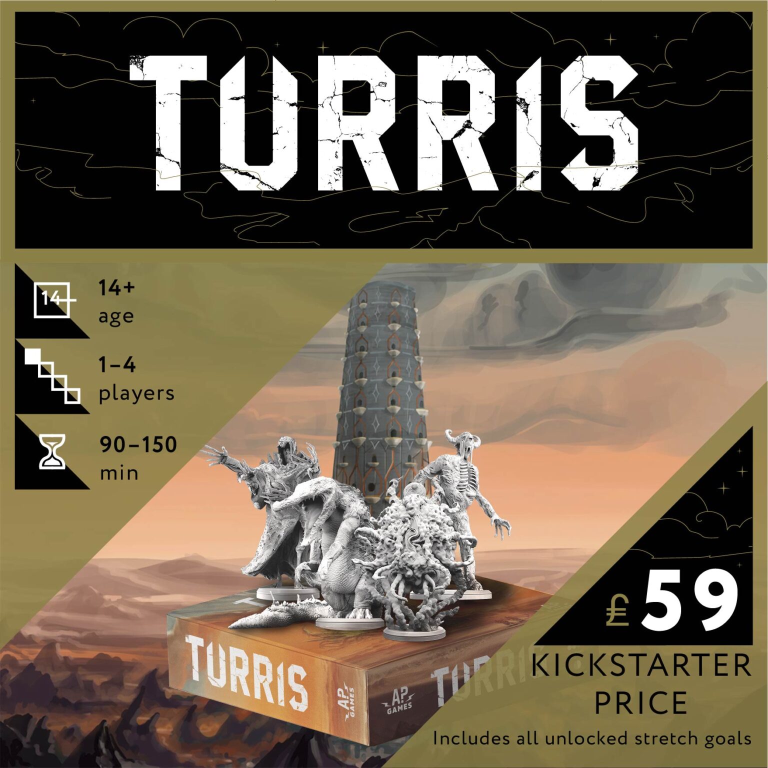 Turris Kickstarter Design • AP Board Games